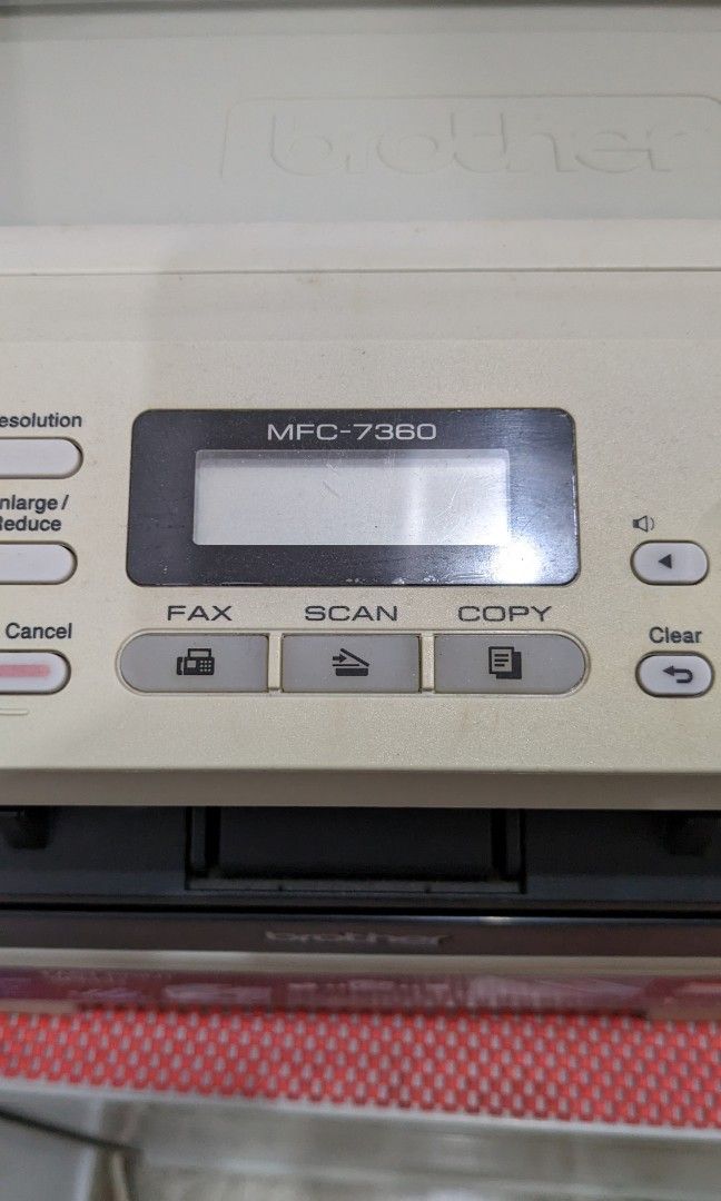 Brother Laser Printer MFC 7360 monochrome, Computers & Tech, Printers