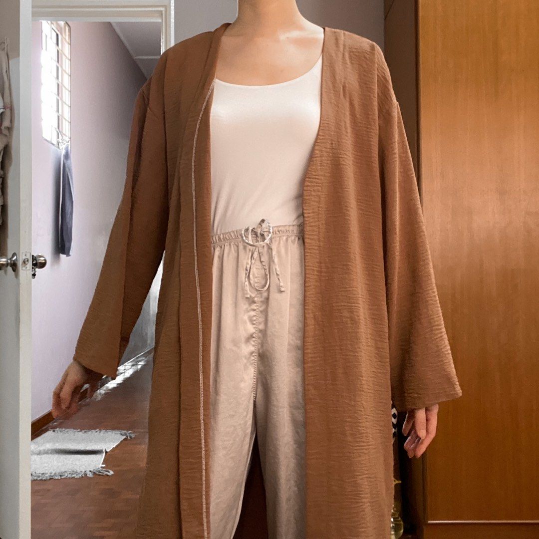 Outerwear cardigan top