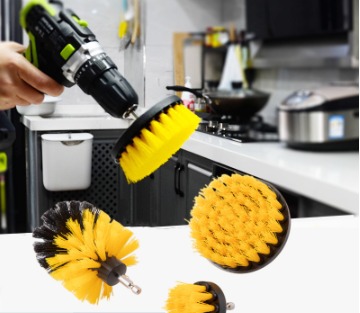 Guam Home Center - Drill Brush Power Scrubber! -This kit contains