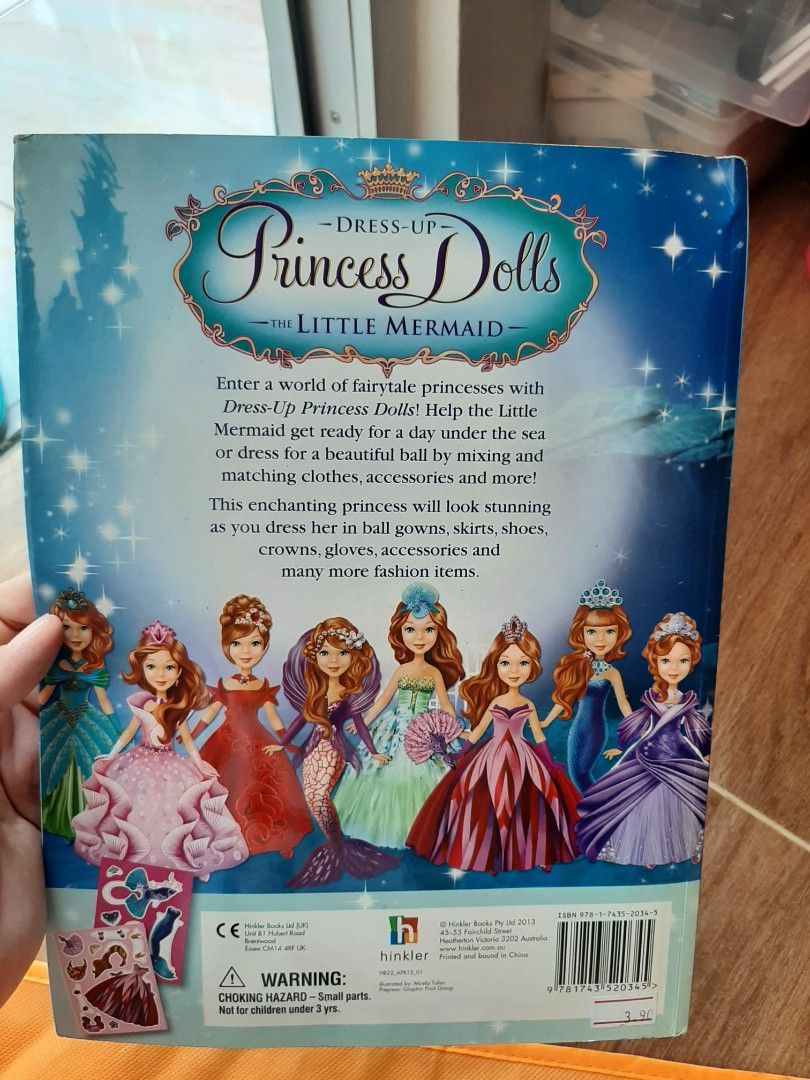 Buku dress up princess dolls, Buku & Alat Tulis, Buku AnakAnak di