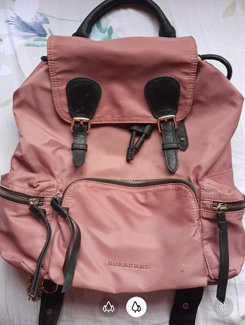 Burberry pink backpack 2025