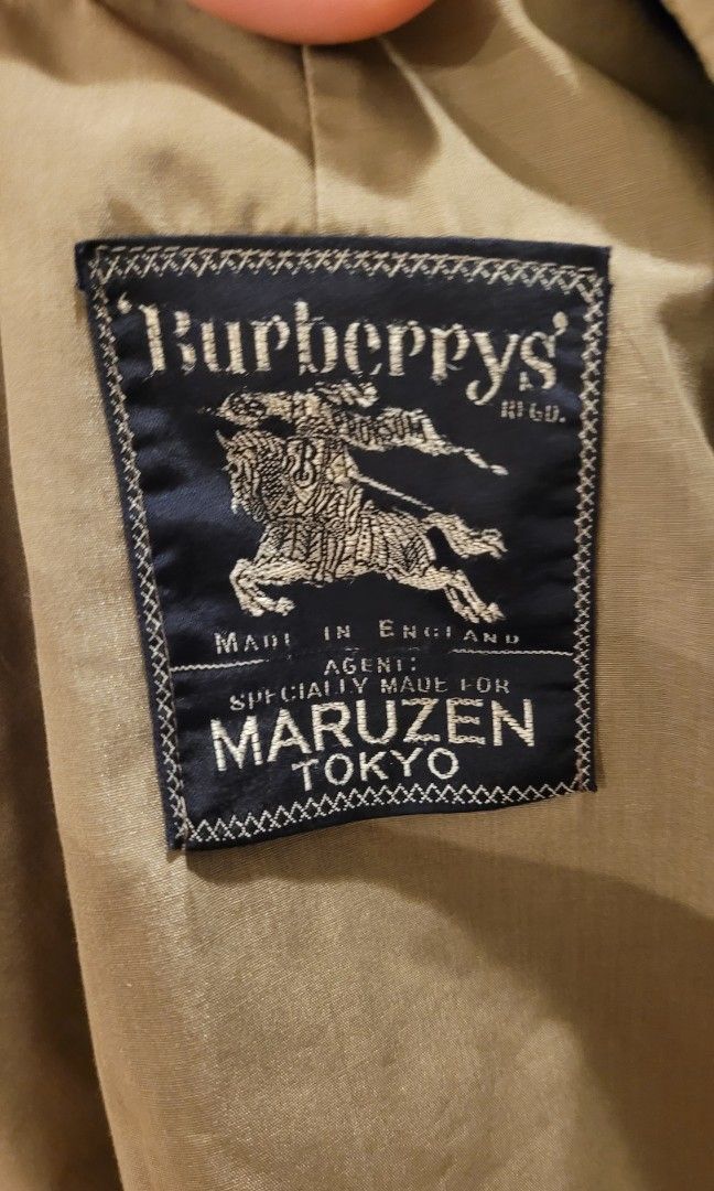 Burberry Balmacaan Coat made for Maruzen Tokyo, Men's Fashion, Coats ...