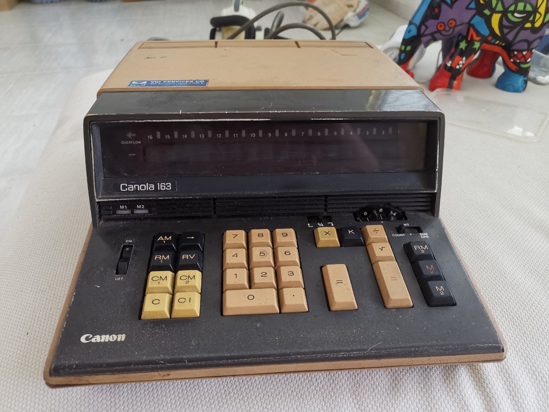 1960s Canon Canola 163 Desktop Calculator