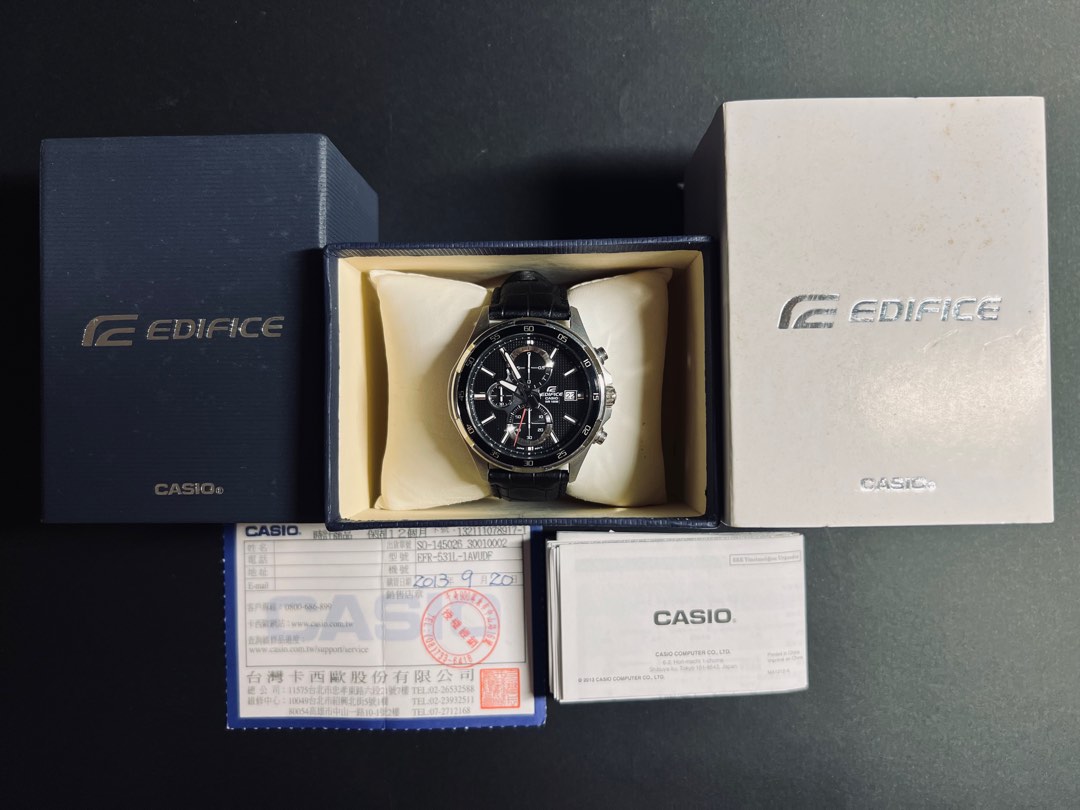 Casio Edifice 43mm EFR 531L 1A
