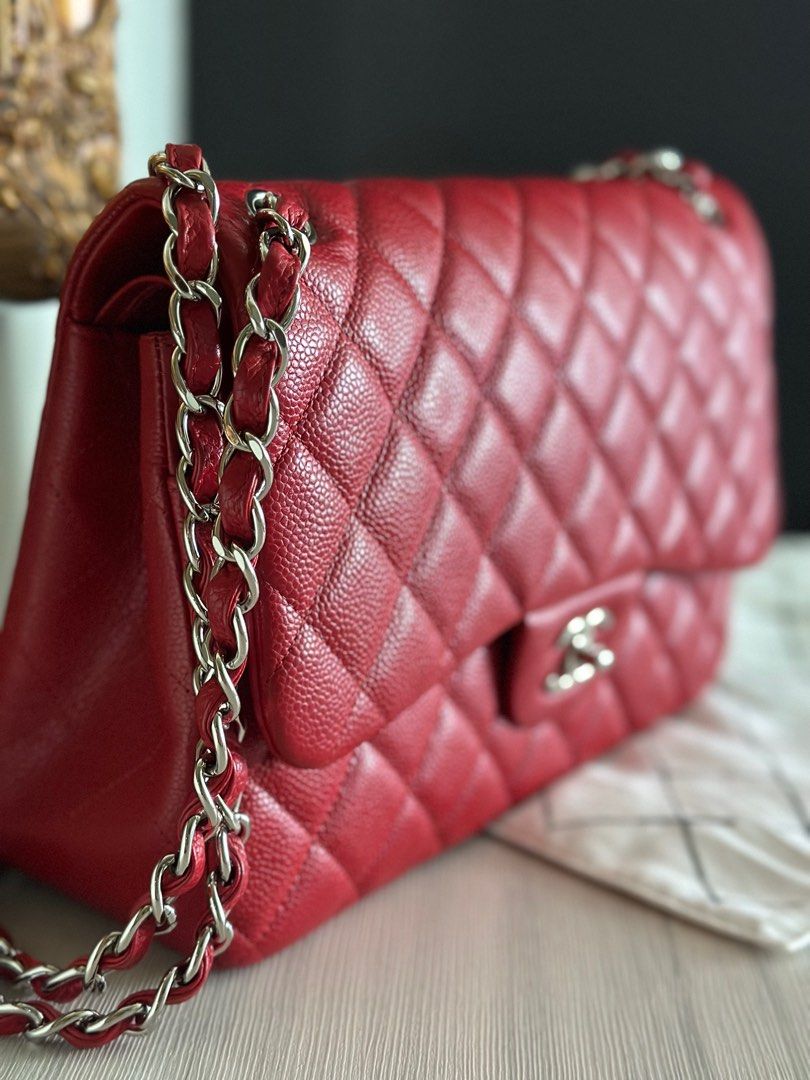 Chanel Jumbo double flap SHW, Luxury, Bags & Wallets on Carousell