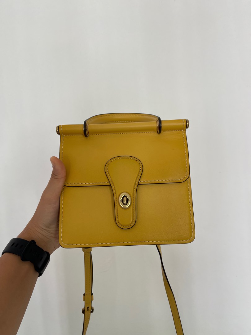 Coach Leather Crossbody with Removable Strap, Women's Fashion, Bags