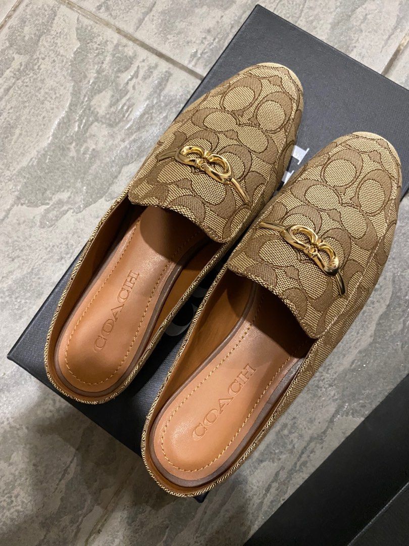Coach loafer slides outlet