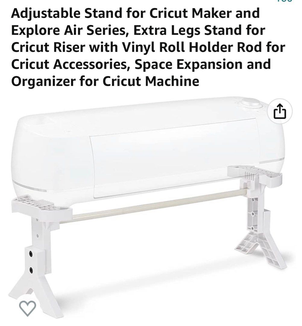 Adjustable Stand for Cricut Maker and Explore Air Series, Extra Legs Stand  for