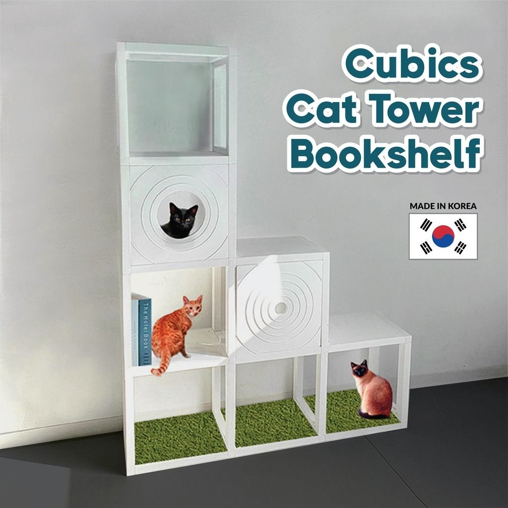 Cat store tower bookshelf