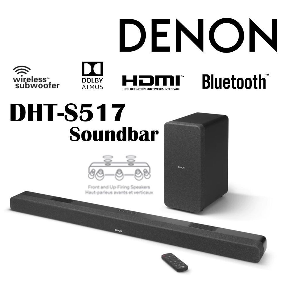 Denon DHT-S517, 音響器材, Soundbar、揚聲器、藍牙喇叭、耳擴