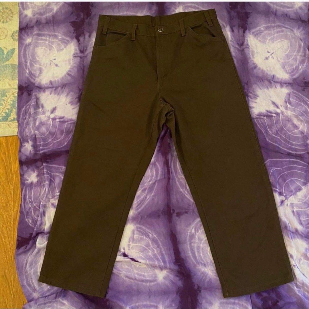 Dickies Choco brown pants, Men's Fashion, Bottoms, Jeans on Carousell