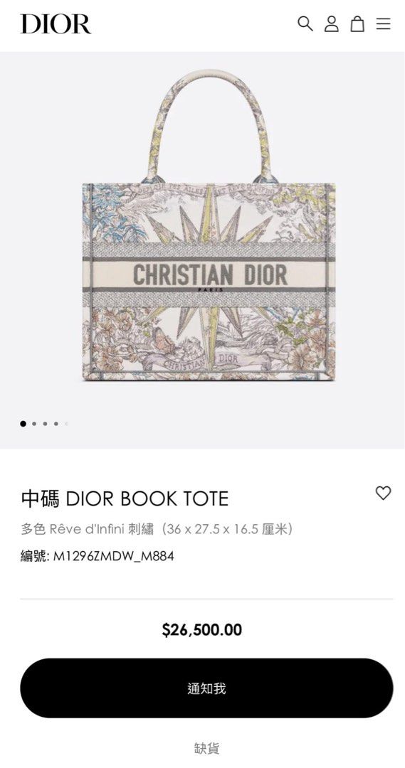 Dior book tote, 女裝, 手袋及銀包, Tote Bags - Carousell