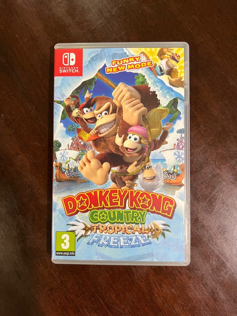 Donkey Kong Country Tropical Freeze Video Gaming Video Games