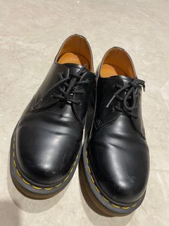Dr Martens Black Leather Shoes