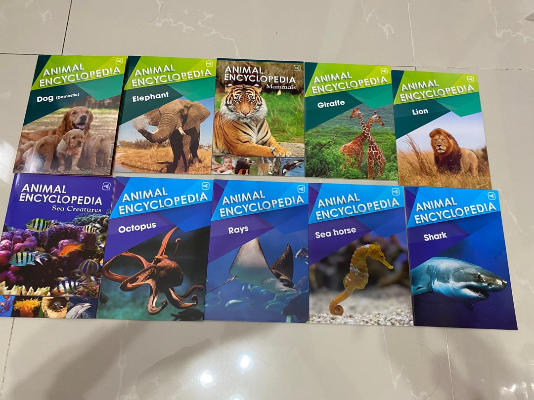 dr max animal encyclopedia(sea creatures&mammals), 興趣及遊戲, 書本 & 文具, 小朋友書