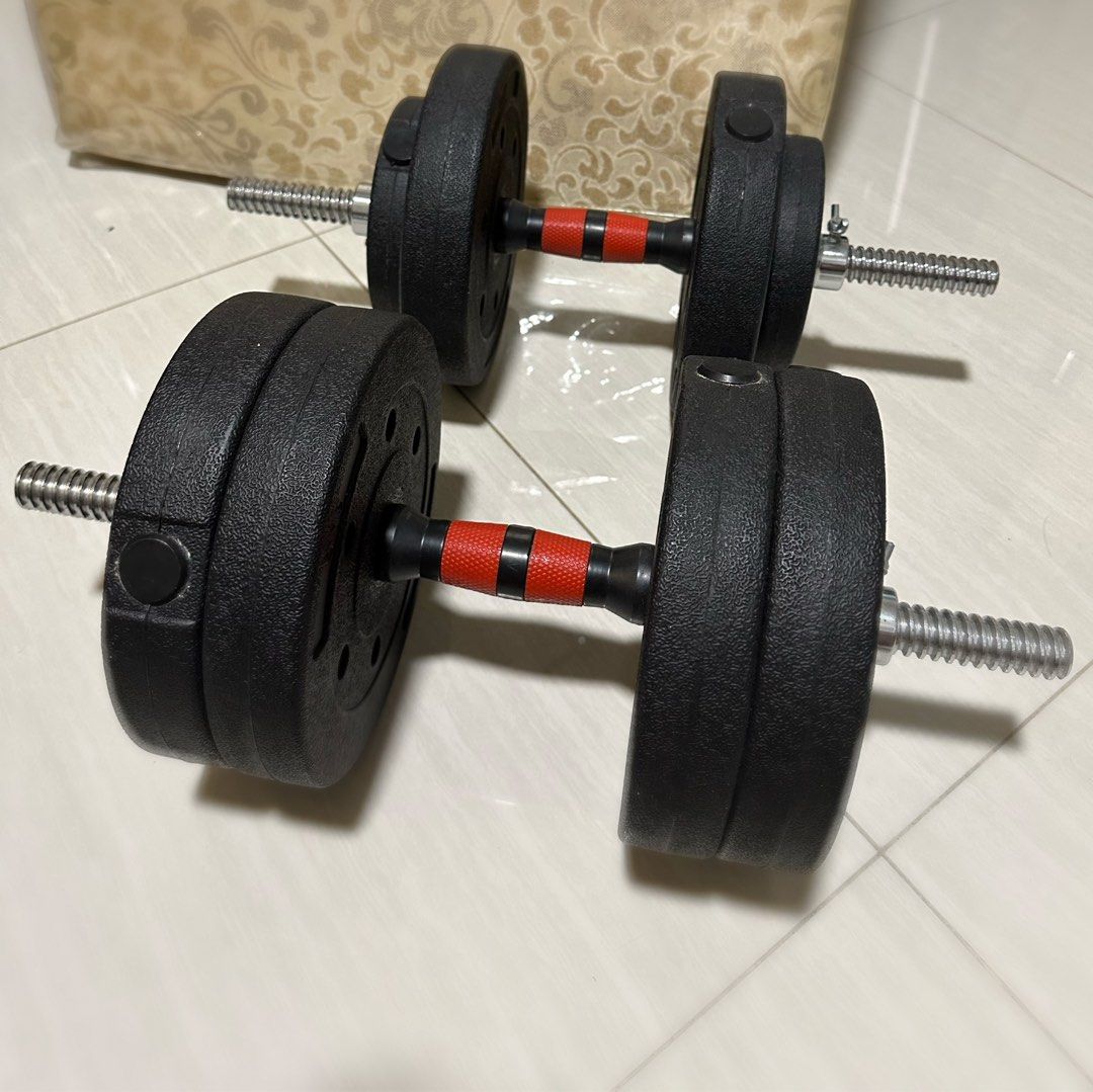 COMPLETE GYM EQUIPMENT SET FOR SALE, Sports Equipment, Exercise & Fitness,  Weights & Dumbells on Carousell