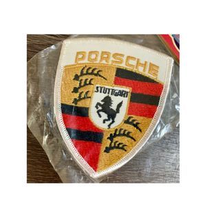 Embroidered Porsche patch / badge