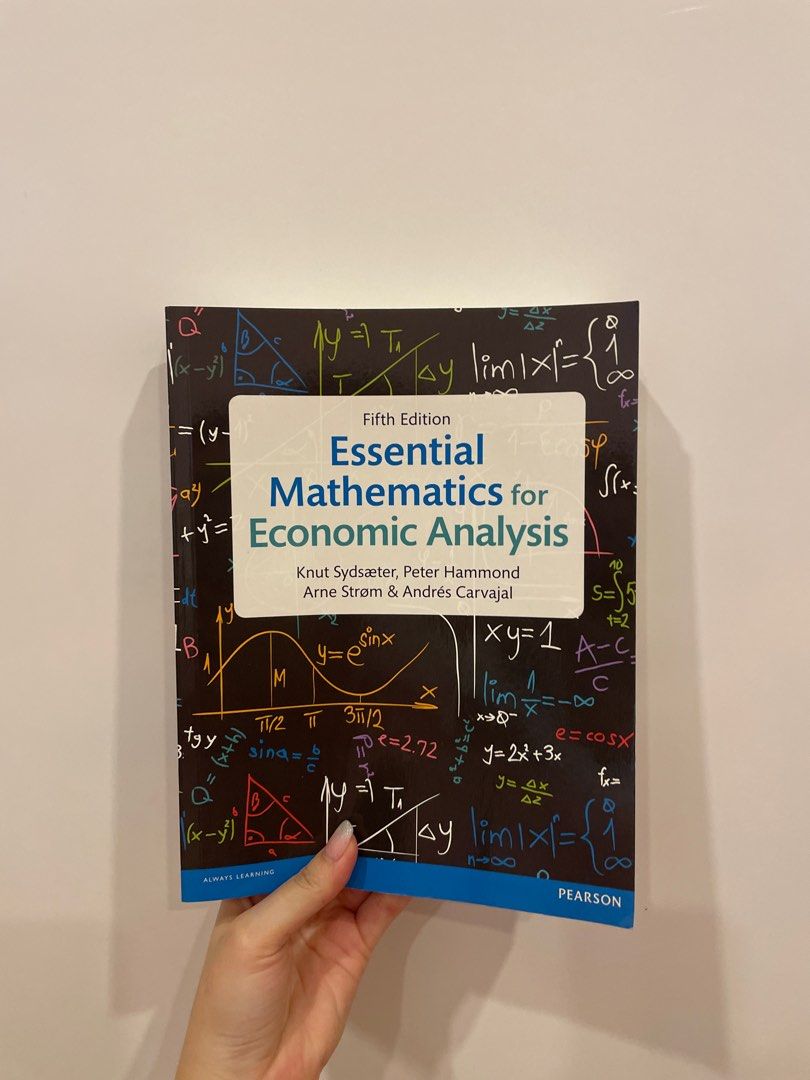Essential Mathematics for Economic Analysis, Hobbies & Toys, Books & Magazines, Assessment Books