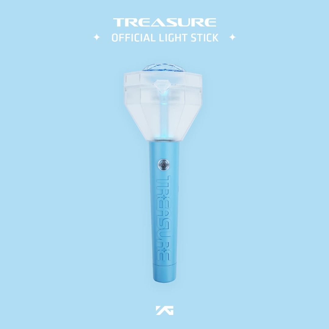 FAST ETA TREASURE Official Light Stick (Category: Lighting) located in Caloocan City. Submitted by ktoyouph_ (Listing ID 1169594472, Image 2). Description: FAST ETA TREASURE Official Light Stick ₱2,750 + Local SF 🛒DM to order • TREASURE Official Light Stick release date: June 28, 2021 • Sealed and official • Components: Out Box, Light Stick, Wrist Strap and User Manual • Power: 3EA AAA Batteries (Not Included) • 100% Authentic product directly f