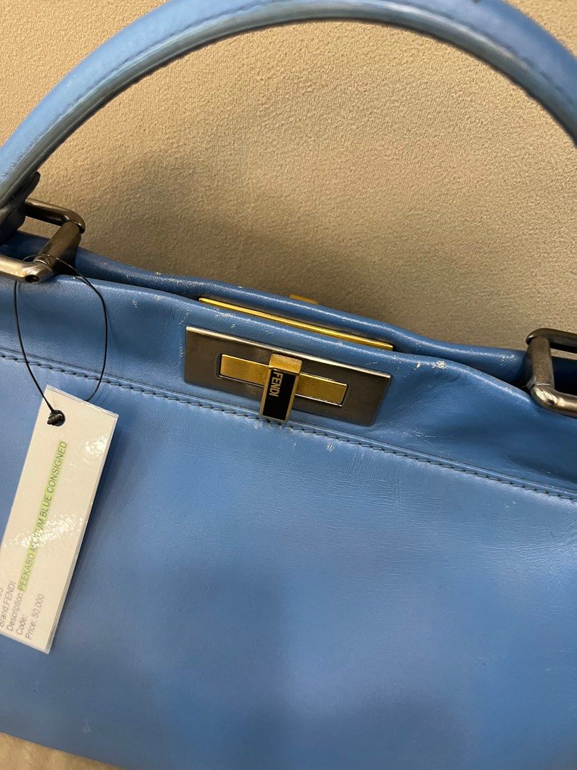Fendi Peekaboo Medium Size (Category: Luxury Bags & Wallets) located in Paranaque City. Submitted by thebagsupplement (Listing ID 1216260643, Image 3). Description: Selling my authentivc fendi peekaboo at low price need a bit of color touch up but very nice in actual.