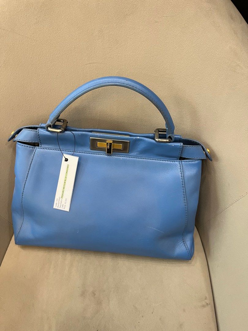 Fendi Peekaboo Medium Size (Category: Luxury Bags & Wallets) located in Paranaque City. Submitted by thebagsupplement (Listing ID 1216260643, Image 2). Description: Selling my authentivc fendi peekaboo at low price need a bit of color touch up but very nice in actual.