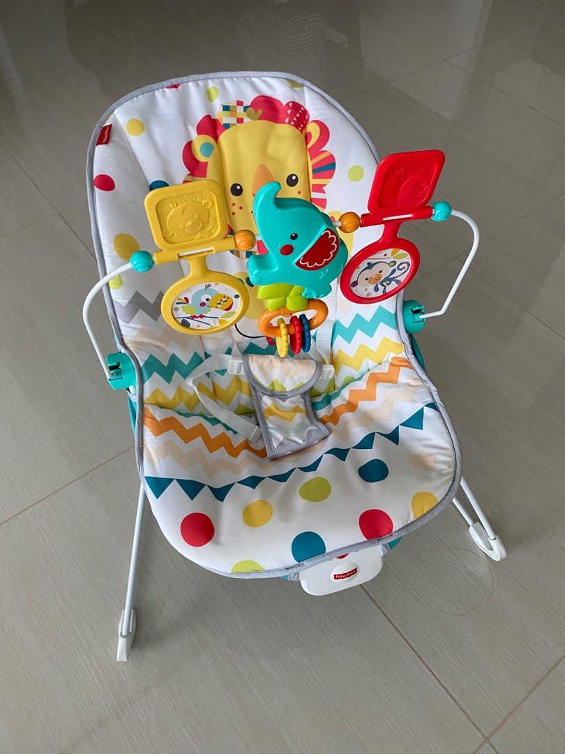 Fisher Price Colourful Carnival Bouncer, Babies Kids, Infant Playtime