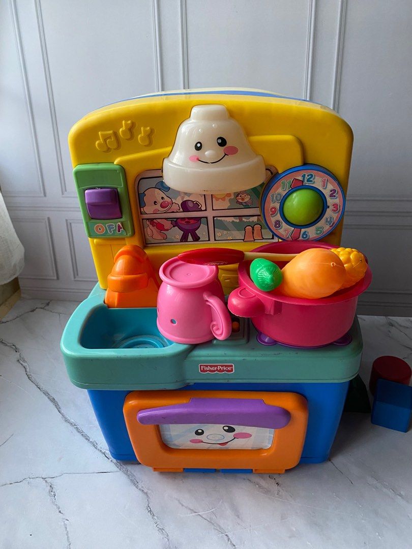 Fisher Price Learning Kitchen with small tool Box on Carousell