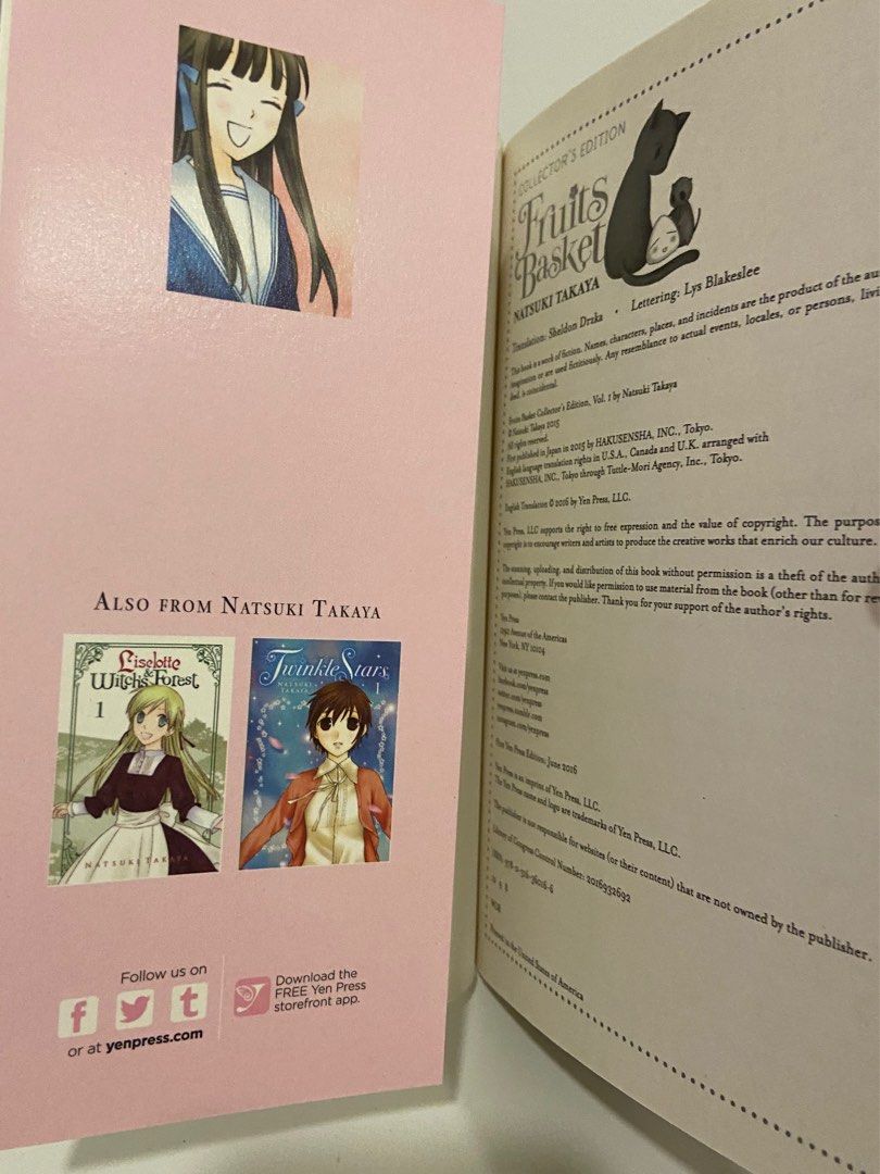 Fruits Basket manga collectors edition volume 1 English (Natsuki