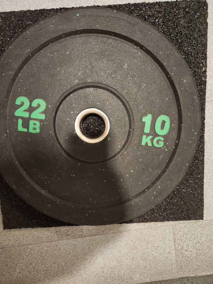 Full set weights, barbell and stands., Sports Equipment, Exercise