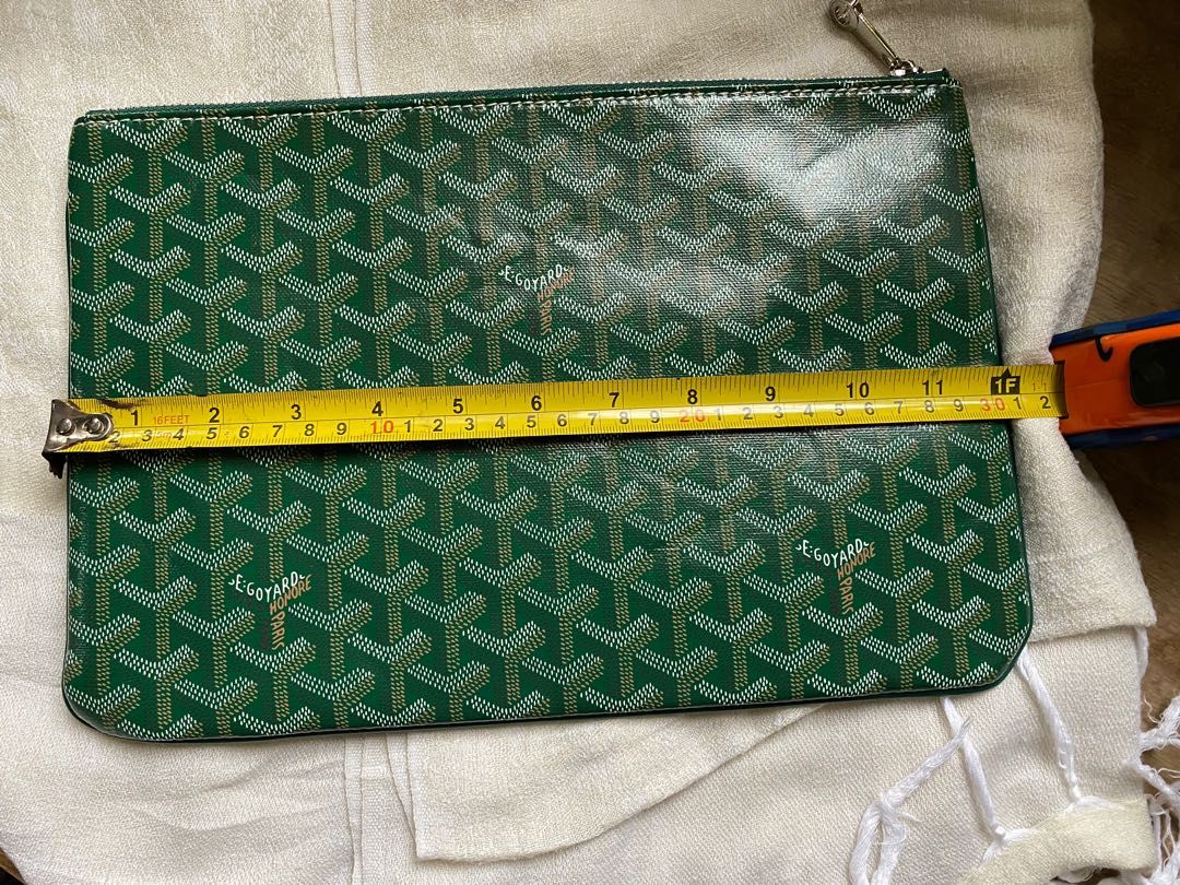 Goyard Senat Clutch MGM (Orange), Luxury, Bags & Wallets on Carousell