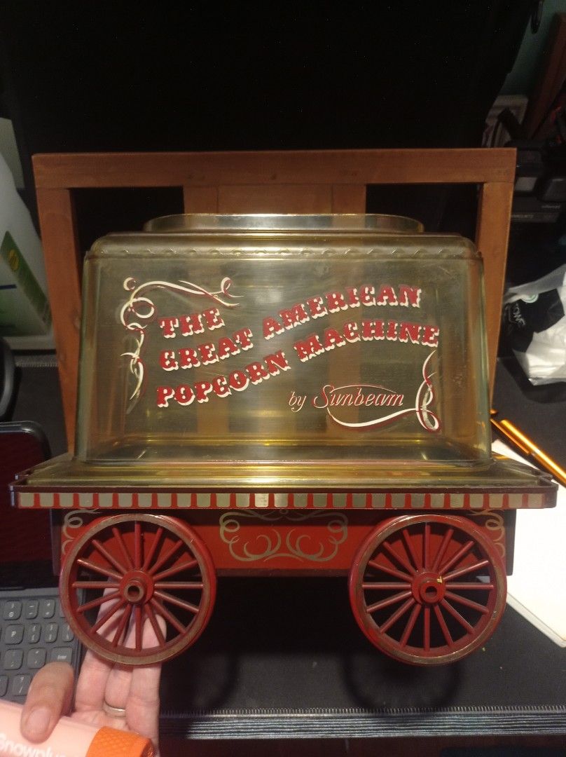 GRAIL Sunbeam 1978 THE GREAT AMERICAN POPCORN MACHINE, Hobbies & Toys