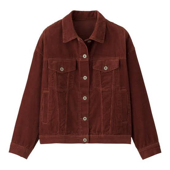 Jaket corduroy uniqlo sales