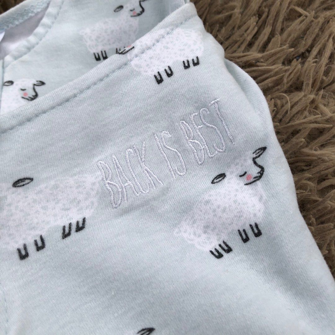 Halo sleepsack swaddle Aqua sheep, Babies & Kids, Babies & Kids