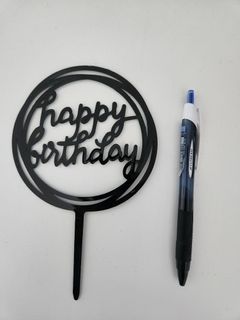 Happy Birthday Plastic sign