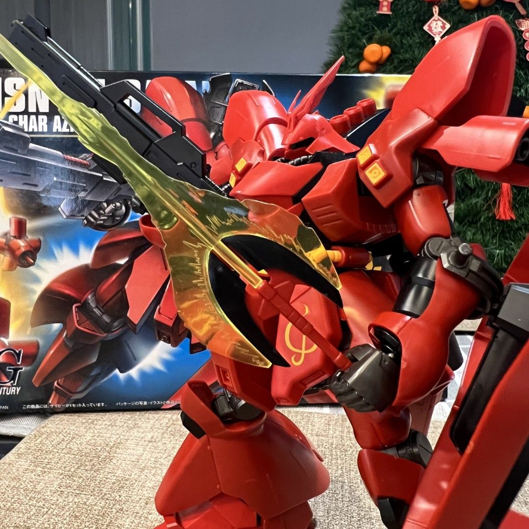 HGUC Sazabi Built Gundam Kit, Hobbies & Toys, Toys & Games on Carousell