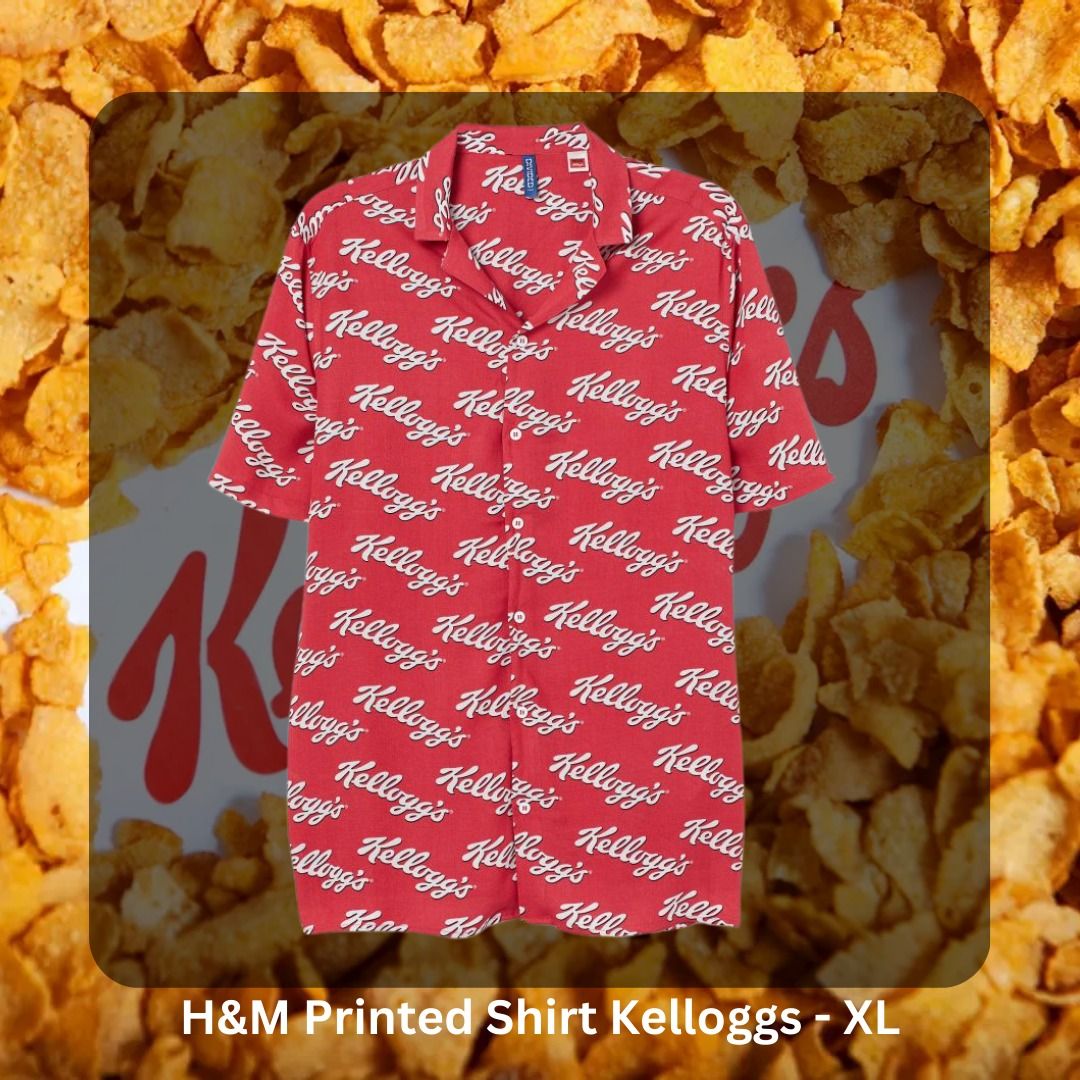 H M Printed Shirt Kelloggs XL
