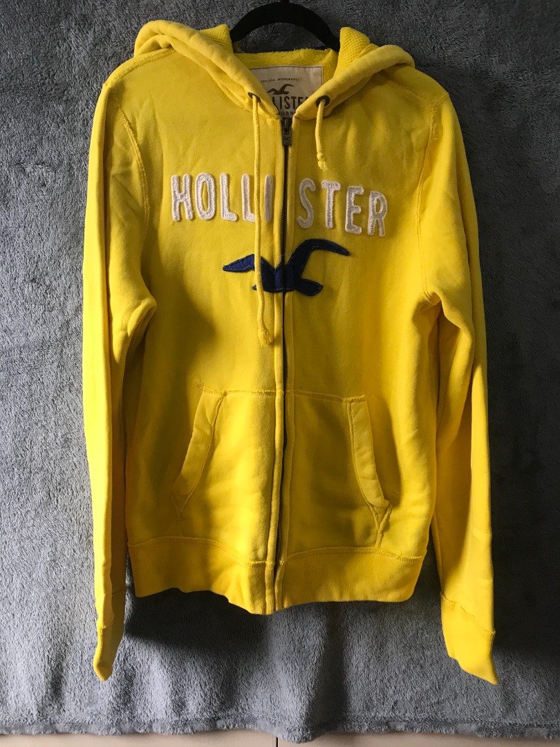 Hollister yellow coat sale