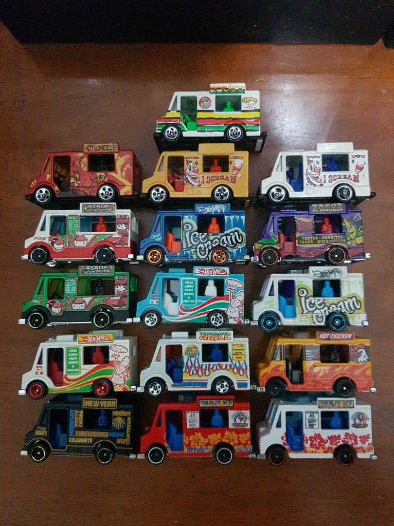 Hot wheels outlet vending truck schedule