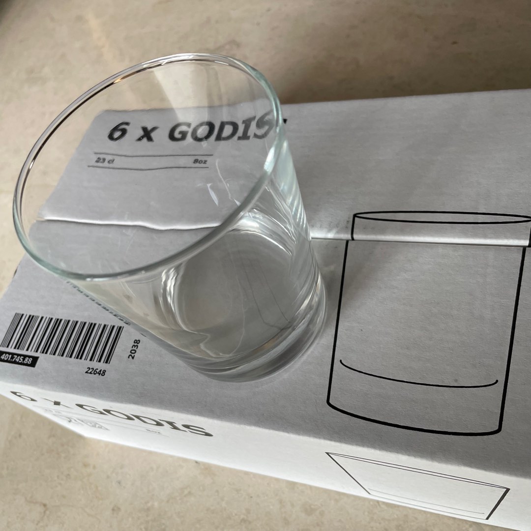 Ikea glasses, Furniture & Home Living, Kitchenware & Tableware