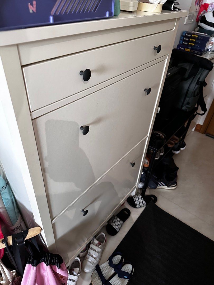 IKEA Hemnes Shoe rack and drawer, Furniture & Home Living, Furniture