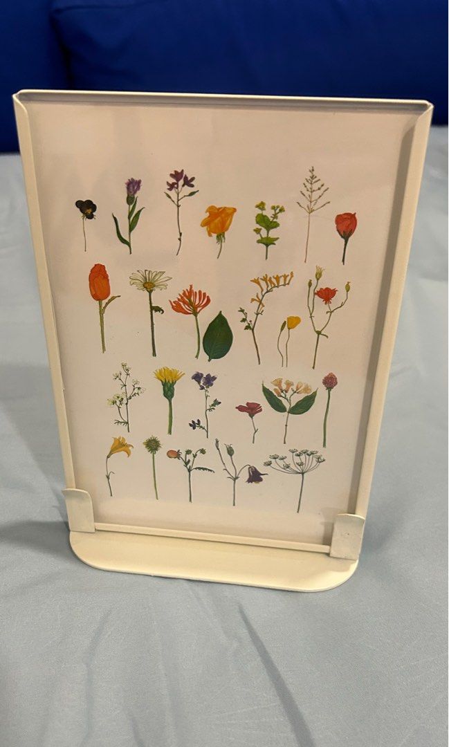 IKEA Minimalist acrylic photo frame stand for room decor, Furniture