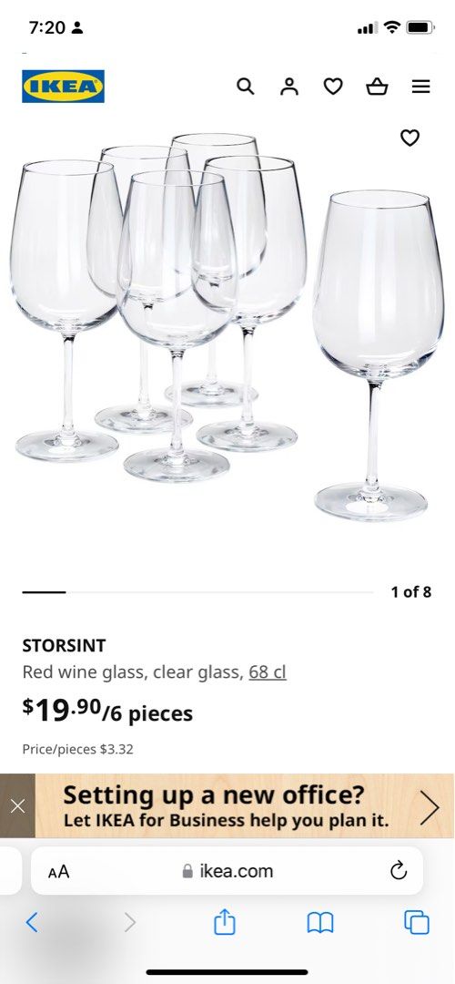 STORSINT Glass, clear glass - IKEA