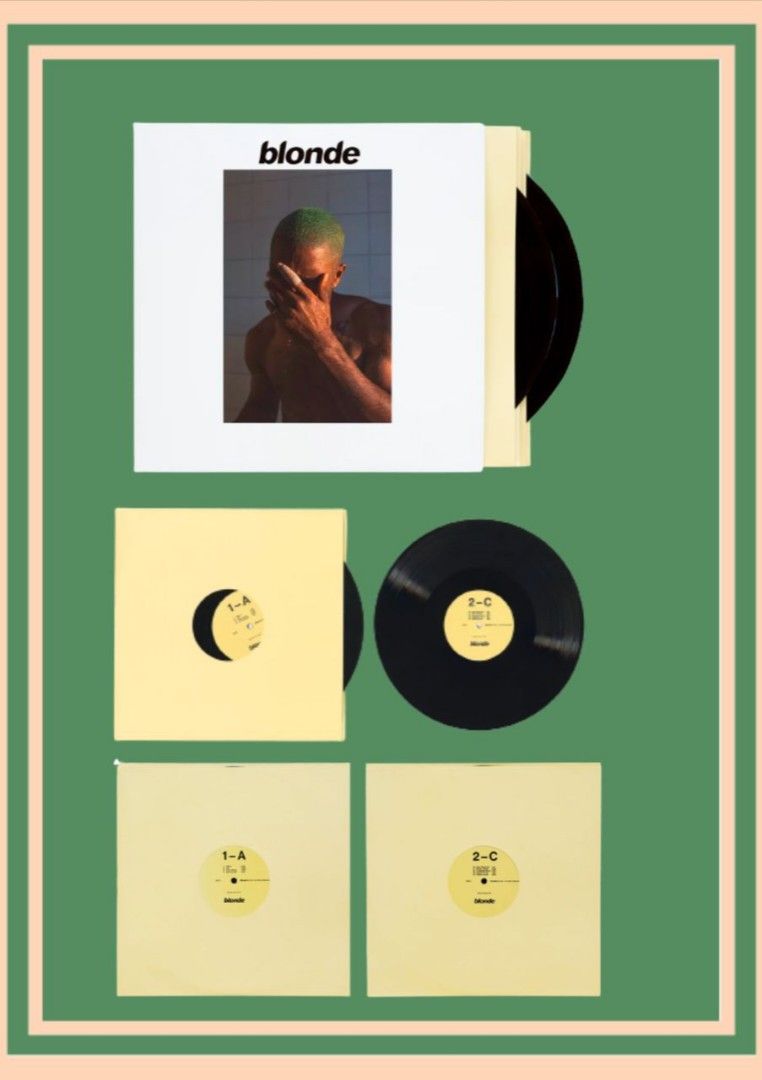 OFFICIAL IN-STOCK] FRANK OCEAN BLONDE VINYL RECORD, AUTHENTIC 2022  PRESSING, BRAND NEW FACTORY SEALED IN ORIGINAL PACKAGING, RARITY, LAST  COPIES OF BLOND VINYL TO EVER BE PRODUCED