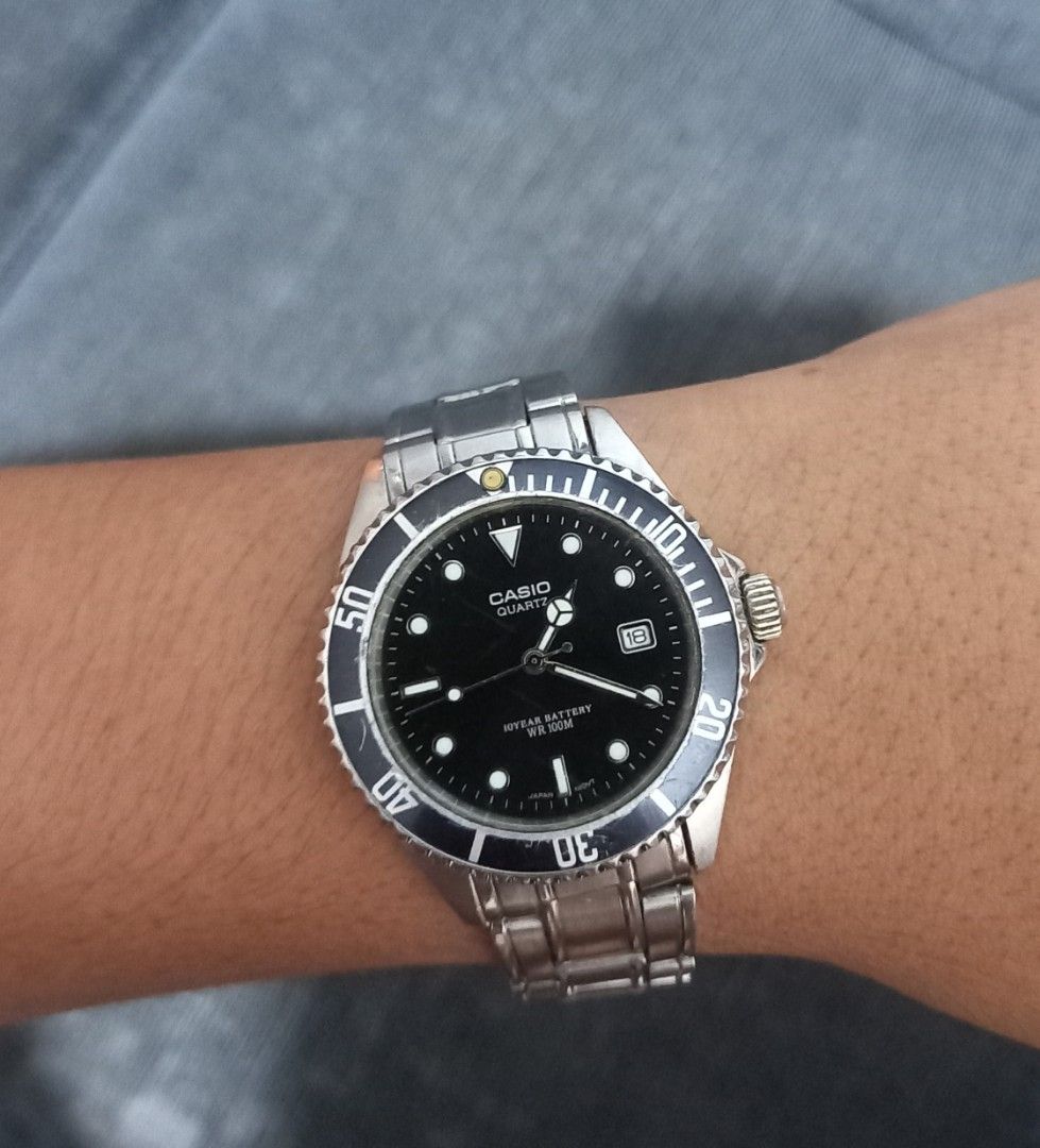 Jam casio MTD 1043 diver original