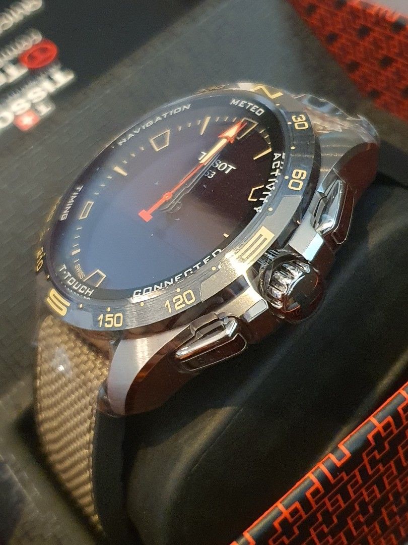 Yr 2023 JAN BRAND NEW SEALED CERAMIC BEZEL TISSOT T TOUCH CONNECT SOLAR INNOVATORS BY TRADITION SOLAR TOUCH QUARTZ CONNECTED MOVEMENT DIAMETER