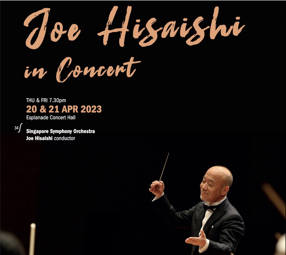 Joe Hisaishi Concert Apr 20th, Tickets & Vouchers, Event Tickets on