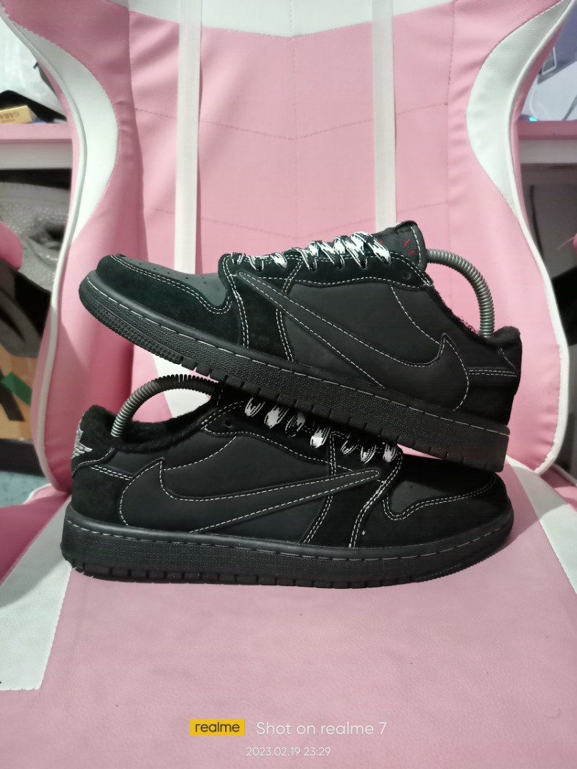 JORDAN 1 LOW OG TRAVIS SCOTT BLACK PHANTOM 42 26 5 CM PRELOVED