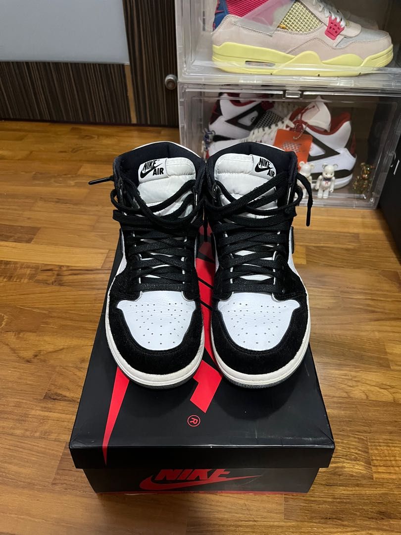 Black And White Twist Panda Jordans Nike Air Jordan Retro High OG