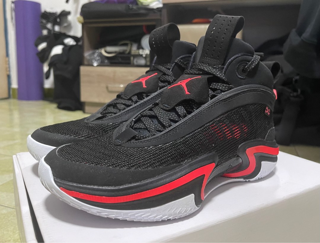 Jordan 36 bred, Men's Fashion, Footwear, Sneakers on Carousell
