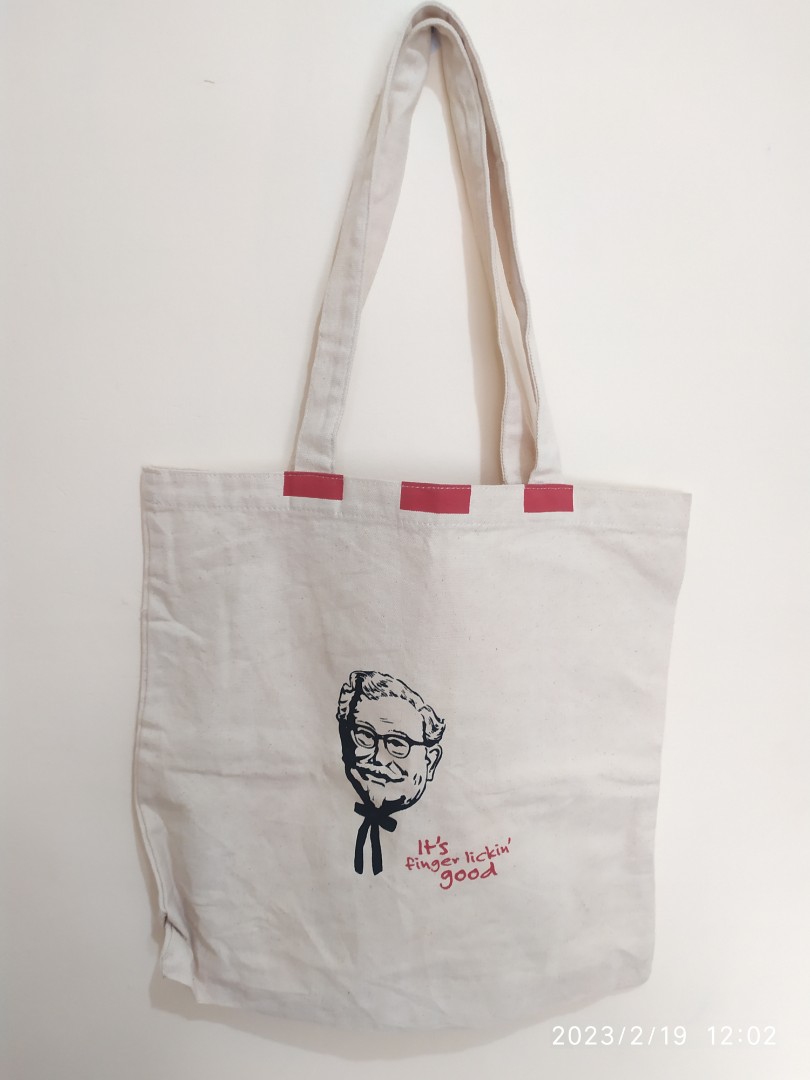 KFC Canvas Tote Bag on Carousell
